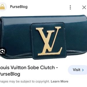 Discontinued Louis Vuitton Sobe Clutch